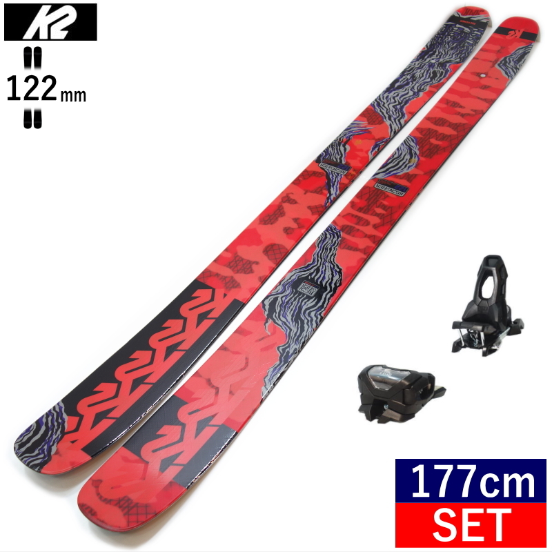 Bibian 比比昂- ケーツーK2 RECKONER 122+ATTACK 11 GW スキー+ Bibian 比比昂- ケーツーK2 RECKONER 122+ATTACK 11 GW スキー+