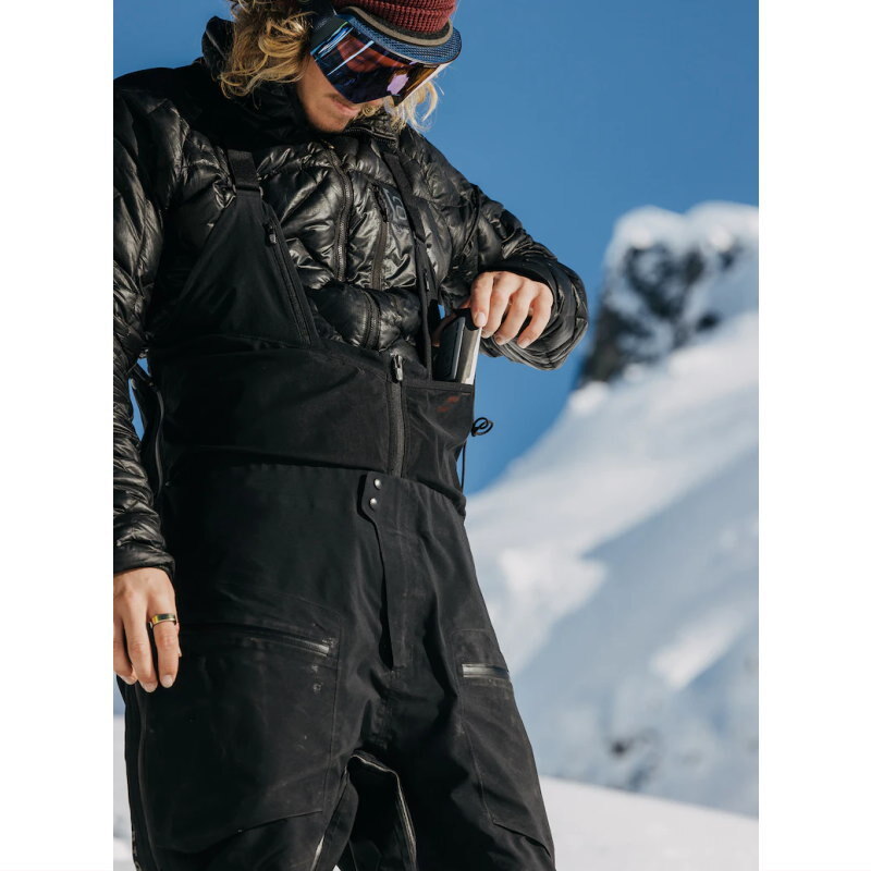 ● BURTON [ak] GORE-TEX TUSK BIB PNT TRUE BLACK Mサイズ メンズ スノーボード スキー PANT ビブパンツ 23-24 日本正規品_画像3