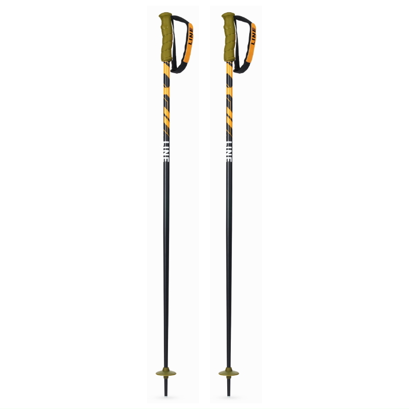  лыжи paul (pole) 24 LINE GRIP STICK цвет :BLACK ORANGE[105cm]la крыло губная помада лыжи stock 23-24 Япония стандартный товар 