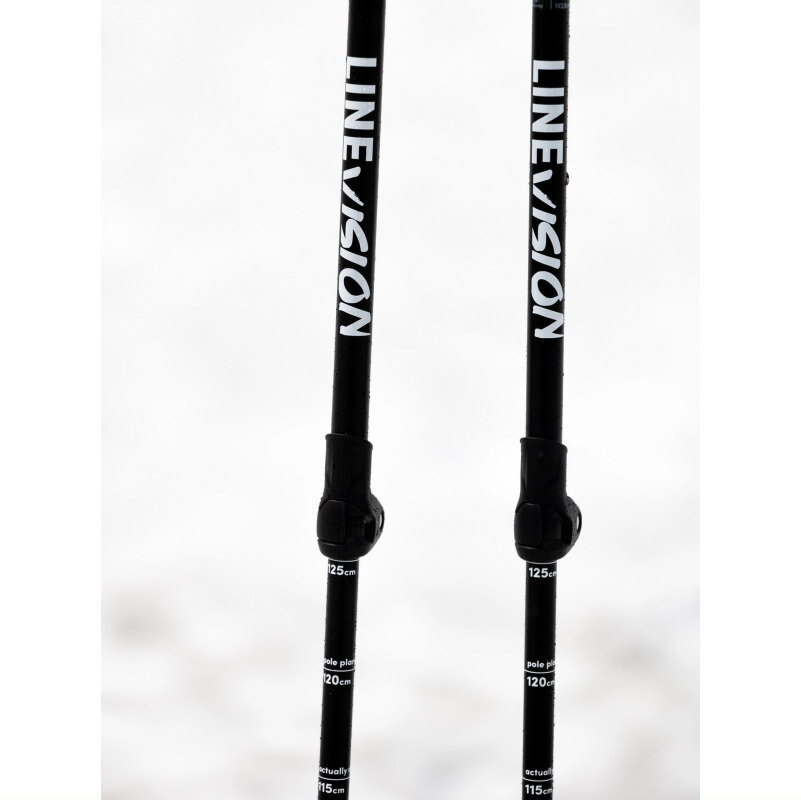  эластичный лыжи paul (pole) 24 LINE VISION цвет :BLACK[103.5-145cm] линия Vision лыжи stock 23-24 Япония стандартный товар 