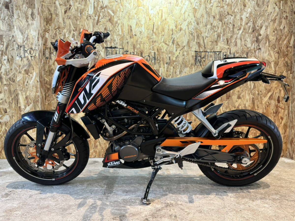 【★大阪より全国配送可能★】お買い得 低走行6195km KTM 125 DUKE カスタム多数-調子の良い車両デス◎ 検) VBKJGA ドゥーク_画像1