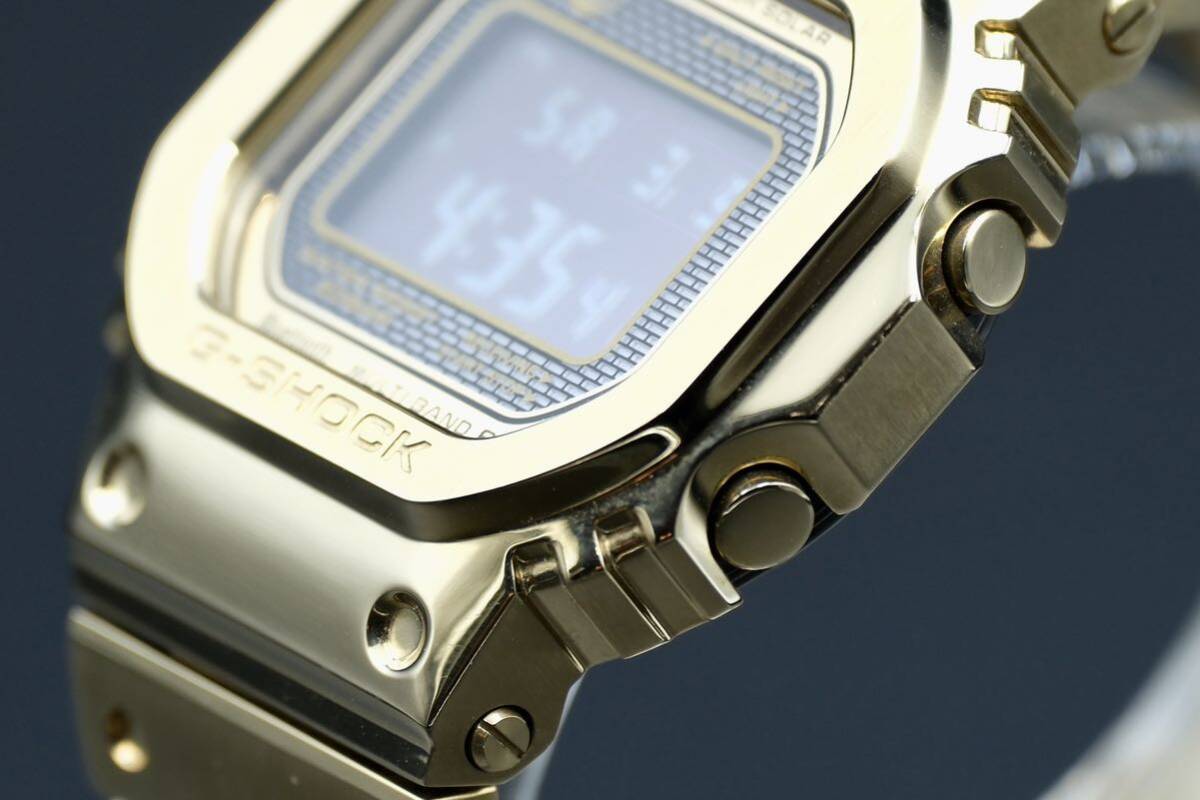 美品 【1円スタート】 SHOCK CASIO GMW-B5000GD-9JF 腕時計 Gショック ソーラー Bluetooth タフソーラー カシオ ゴールド_画像4