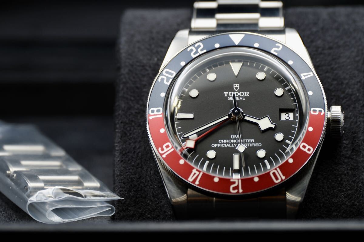 売り切り！ 【極美品】 TUDOR GMT ブラックベイ 79830RB blackbay チューダー ペプシ 腕時計 自動巻き チュードル 付属品全て有りの画像3
