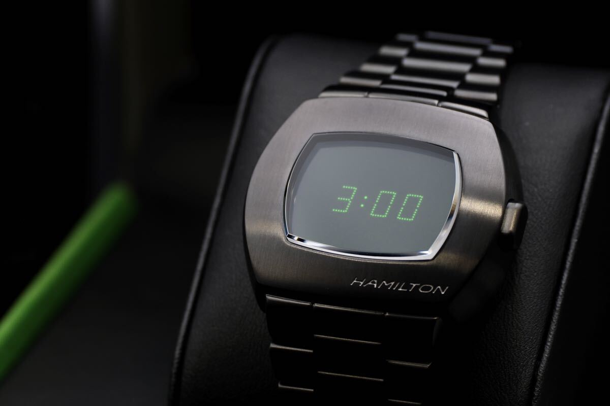 激レア 【新品、未使用】 限定1999 マトリックスモデルHAMILTON PSR MTX パルサー デジタル文字盤 ハミルトン 腕時計 デジタルの画像4