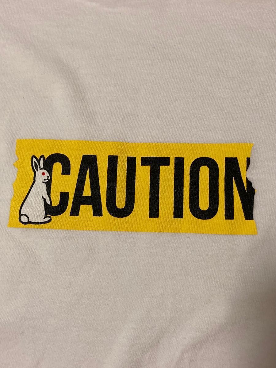 即完売 大人気 VANQUISH ロゴTシャツ FR2 ボックスロゴ CAUTION Tシャツ　Sサイズ