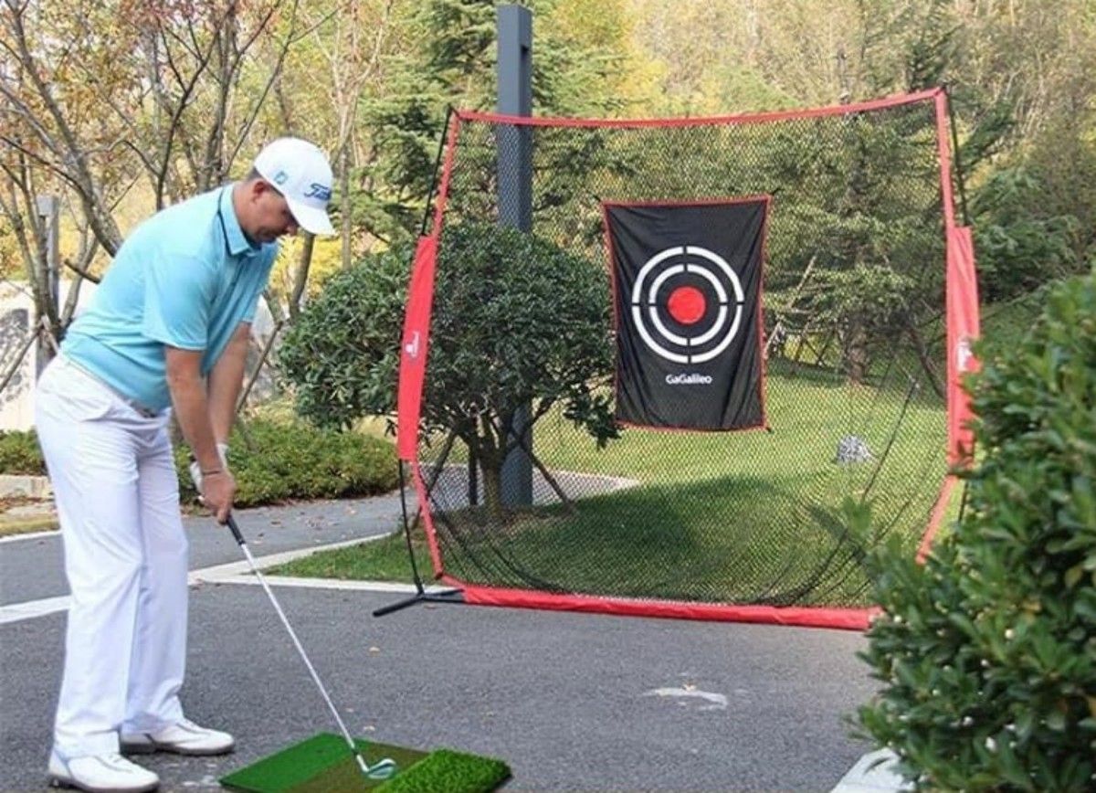 Gagalileoゴルフネット ゴルフ練習ネット 2.1x2.4m スイング練習 屋外室内 キャリーバッグ付き