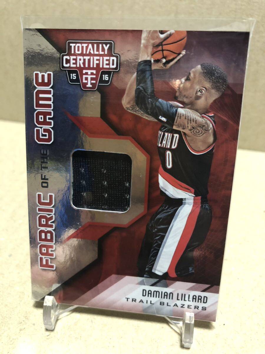 NBA 2014 PANINI Damian Lillard JSY Card 1st No.の画像1