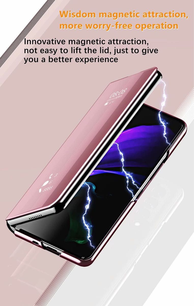 Samsung Galaxy Z Fold3 5Gケース用 手帳型ケース 耐衝撃