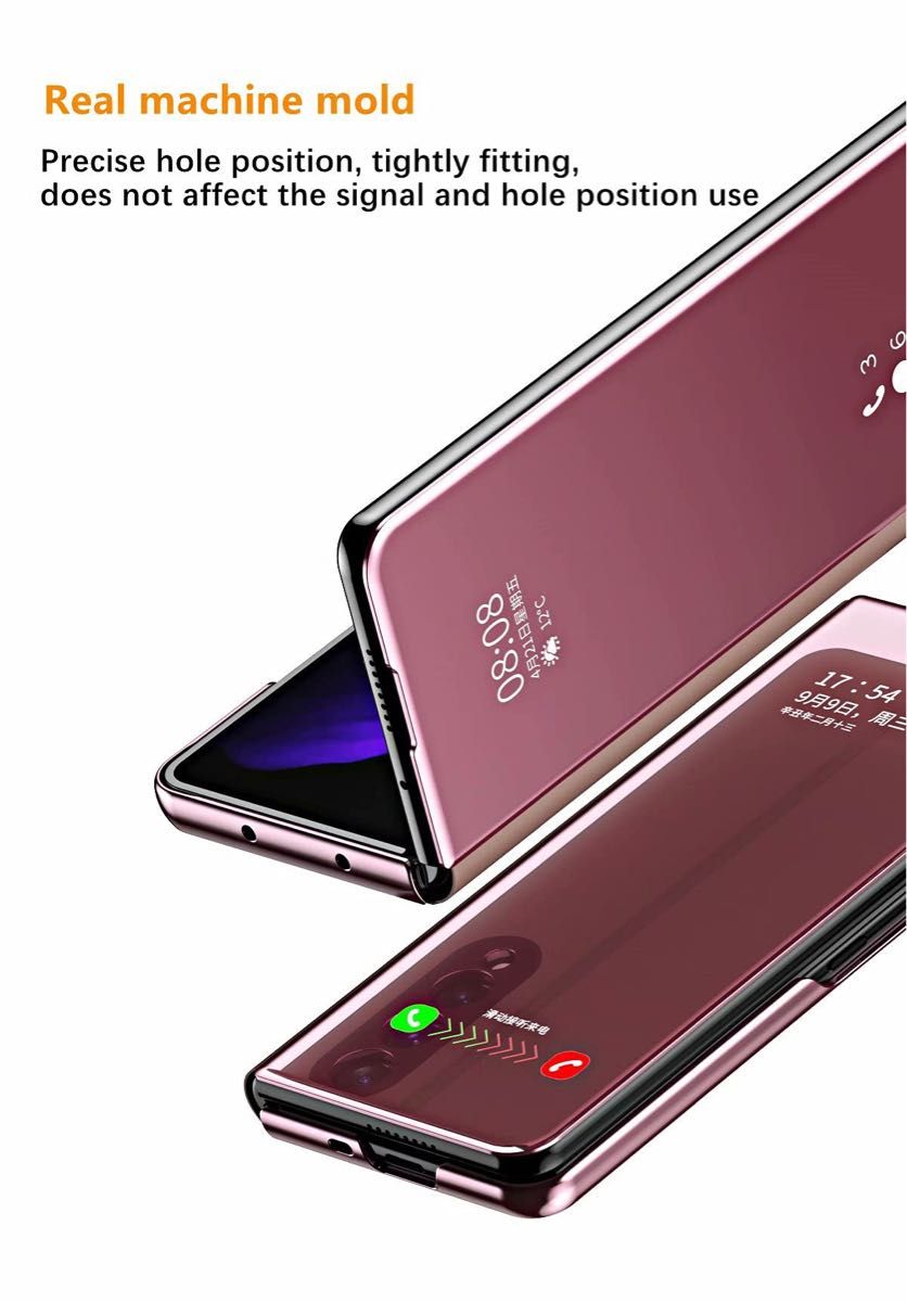 Samsung Galaxy Z Fold3 5Gケース用 手帳型ケース 耐衝撃
