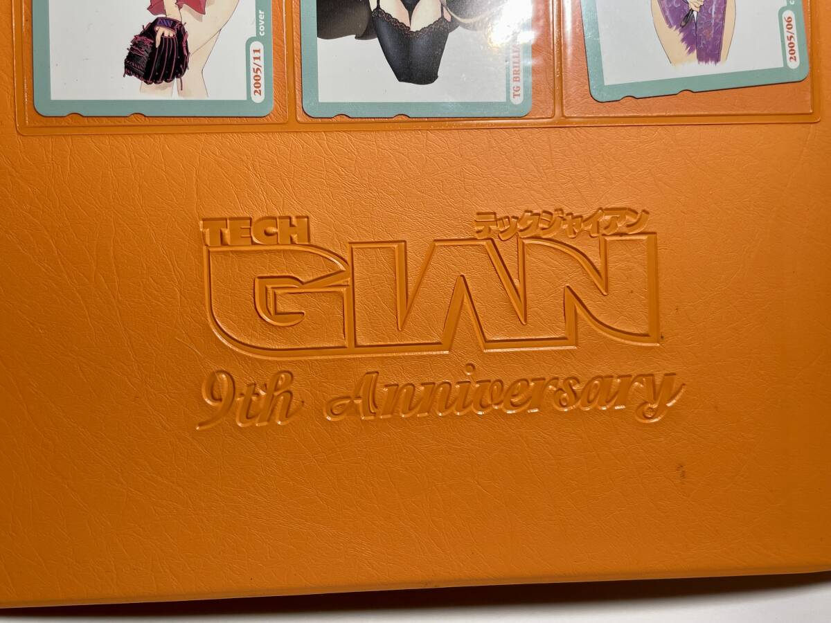 テレホンカード TECH GIAN テックジャイアン 9周年記念 バインダー テレホンカード 15枚×500円セット7500円分☆未使用_画像3