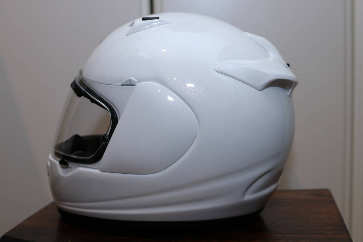 Arai　アライ フルフェイスヘルメット　QUANTUM-J クアンタムJ グラスホワイト 超美品 sizeL(59-60) _画像4