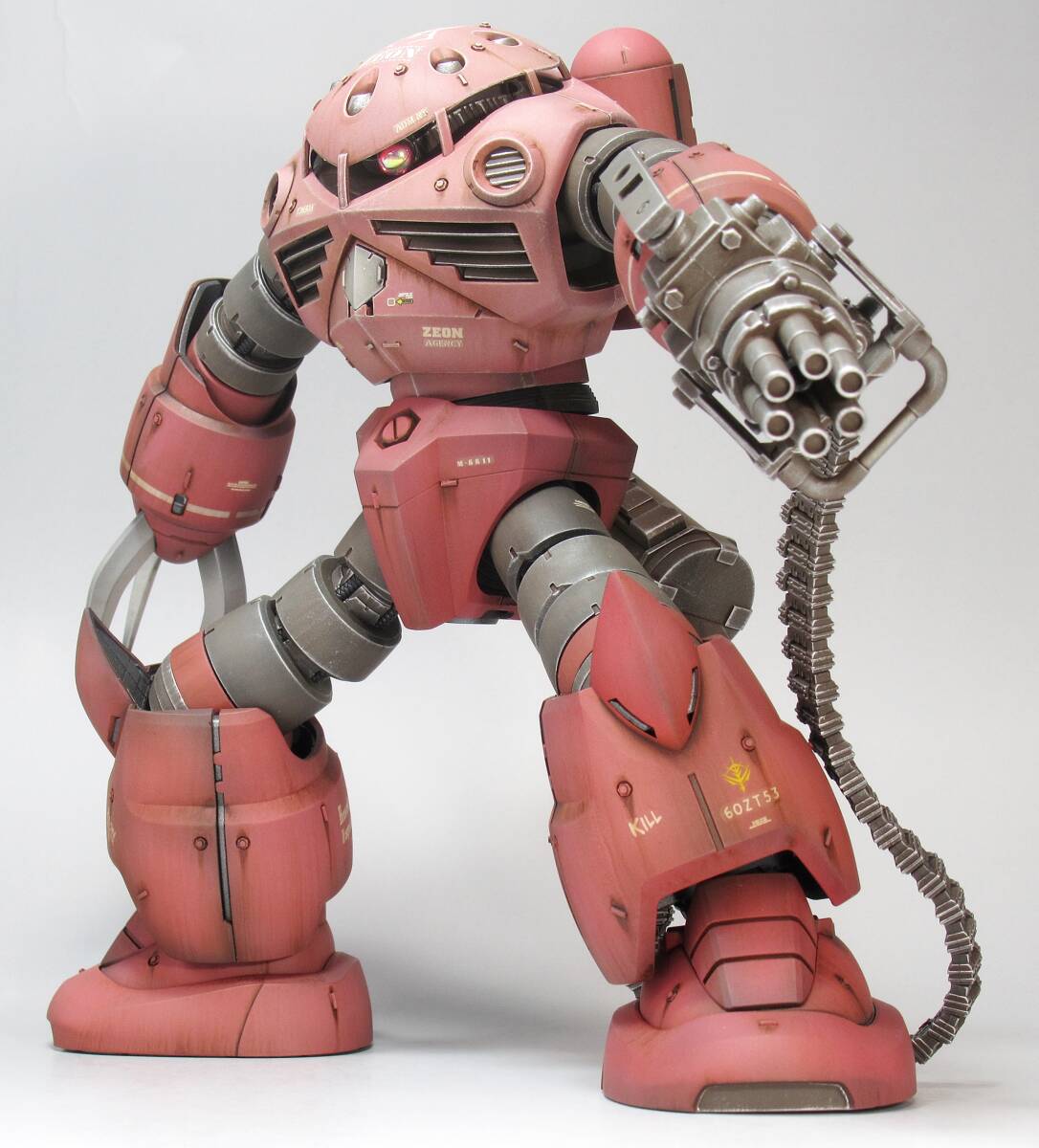 MG 1/100 MSM-07S ズゴック シャア専用機 ガトリング装備 戦場風 MG 1/100 MSM-07S ズゴック シャア専用機 ガトリング装備 戦場風