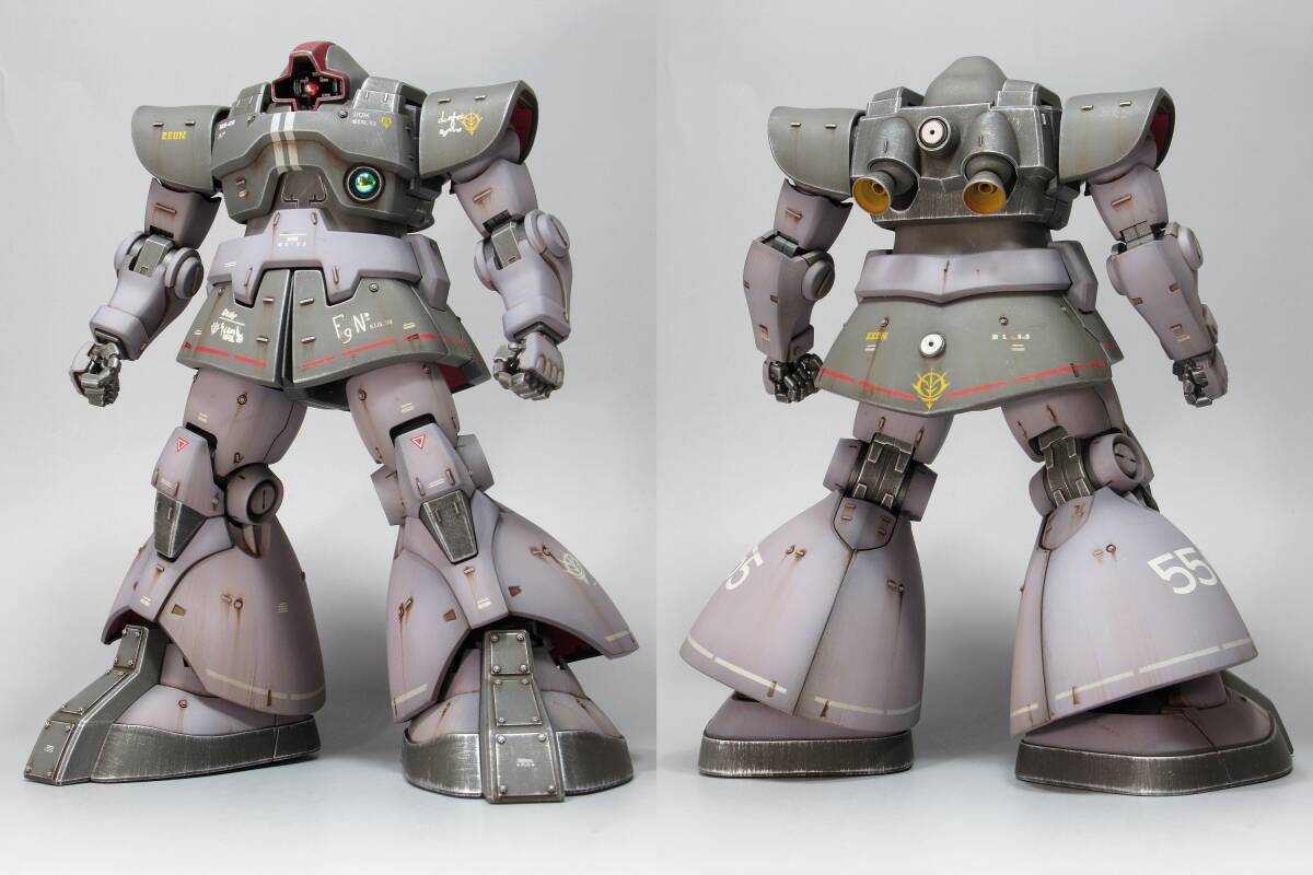 MG 1/100 MS-09 ドム 戦場風 改修塗装完成品】|Yahoo!フリマ MG 1/100 MS-09 ドム 戦場風 改修塗装完成品】|Yahoo!フリマ