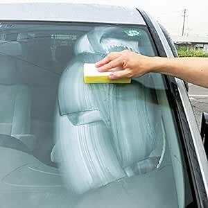 プロスタッフ 洗車用品 ガラス油膜&被膜落とし剤 キイロビン 100g スポンジ付き A-0の画像5