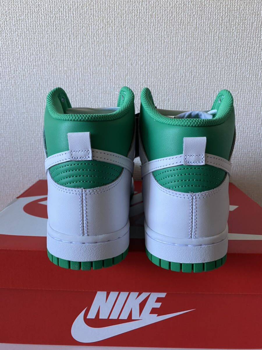 ナイキ ダンク ハイ グリーン/ホワイト 新品 25cm Nike Dunk High Green/White_画像5