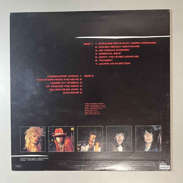 40495★美盤【日本盤】 Hanoi Rocks / Million Miles Away_画像2