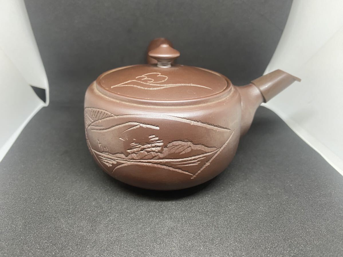 ～１円スタート～ 中國 中国 美術 五徳急須 五徳 正規 急須 茶器 茶道具 陶器 レトロ アンティークの画像6