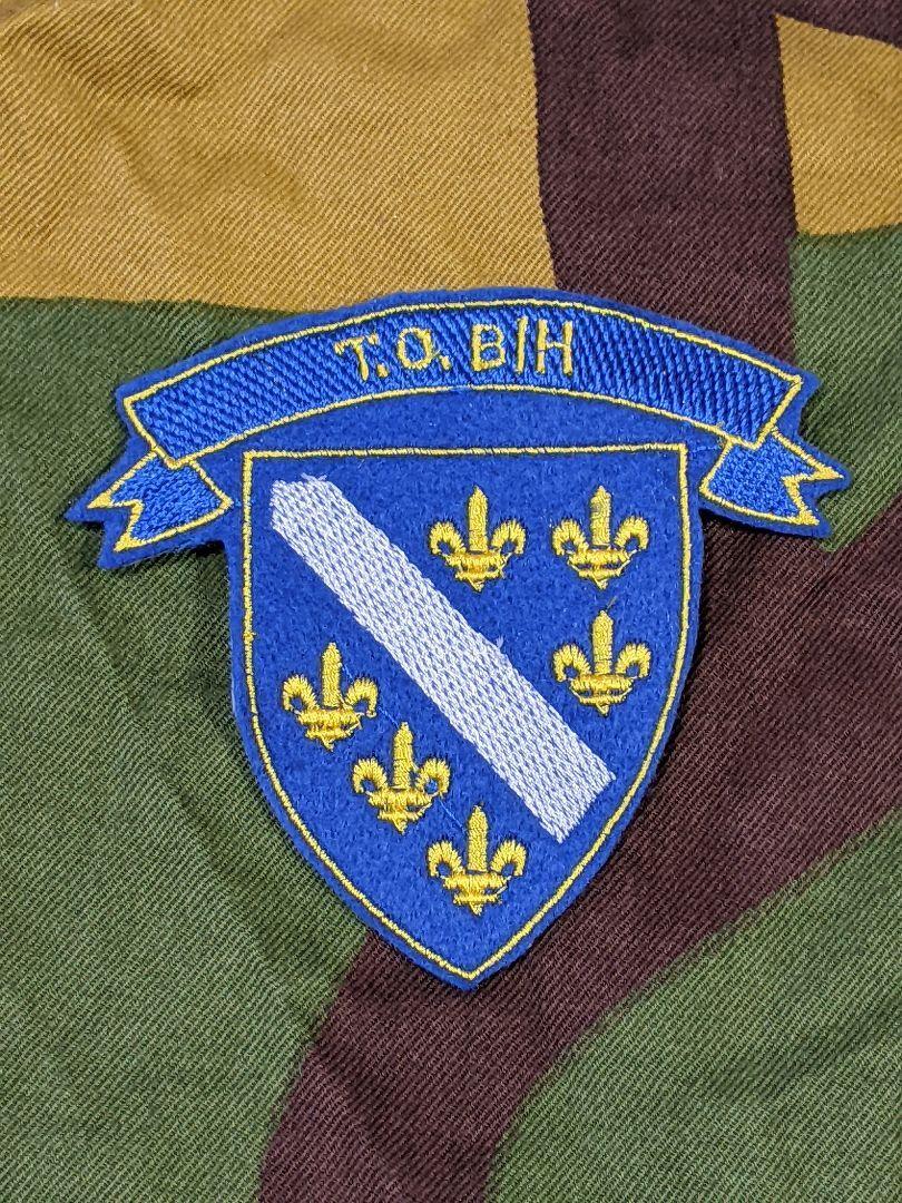 ボスニア内戦　ユーゴスラビア内戦　ボスニア領土防衛軍　TOBiH 袖章　レプリカ_画像1