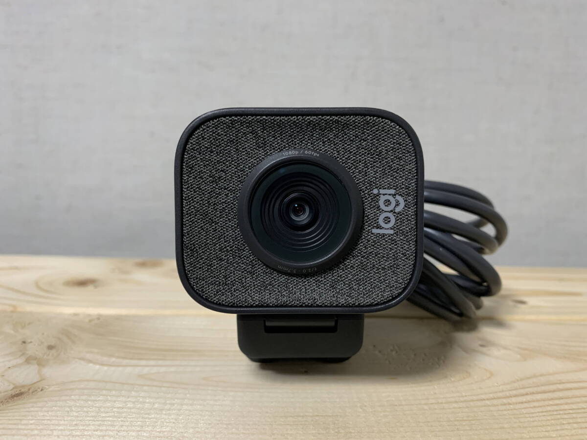 【美品】Logicool STREAMCAM C980GR ロジクール ストリームカム ウェブカメラ フルHD 1080P 60fps オートフォーカス 自動露出補正_画像2