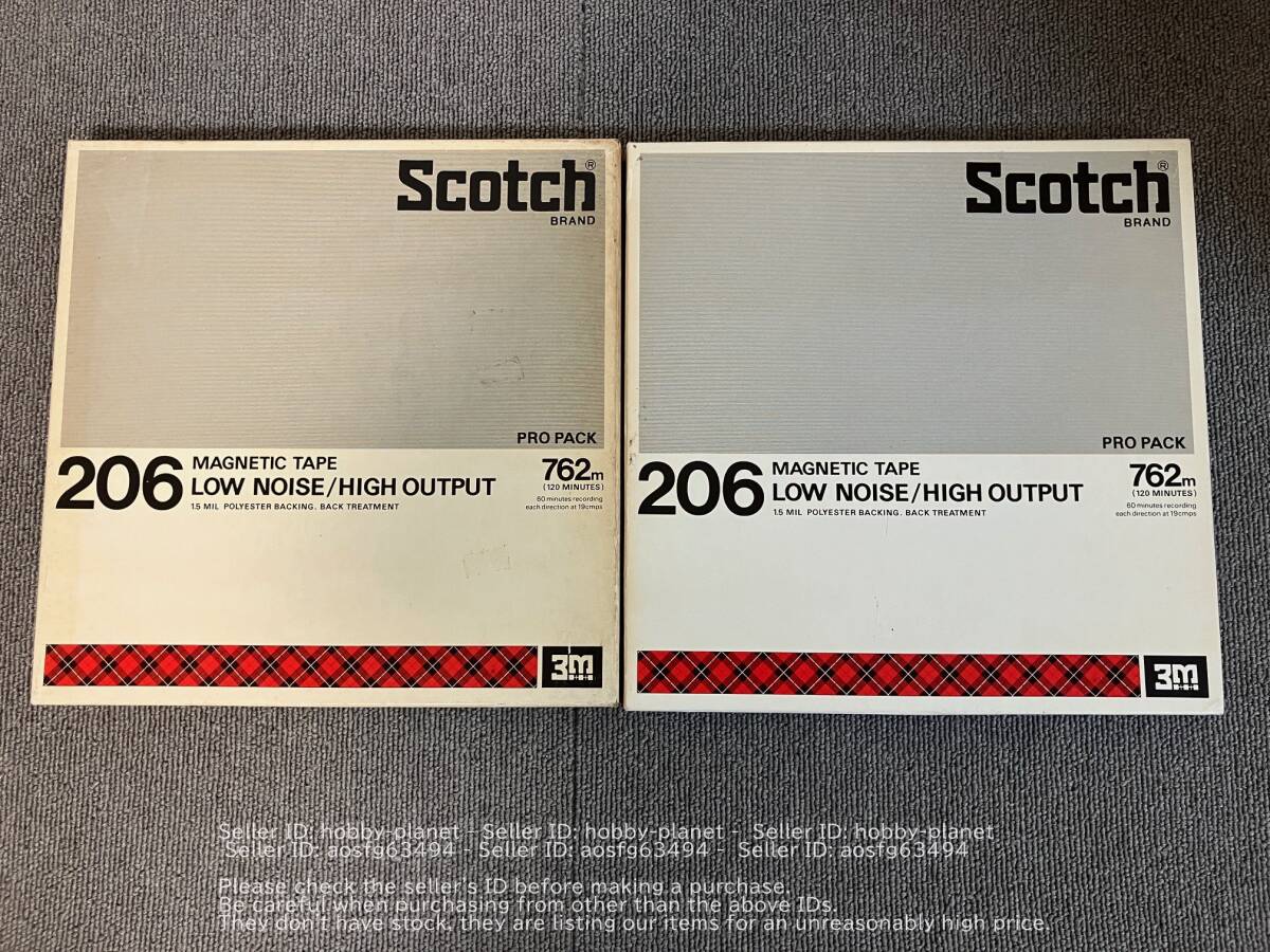 現状品 オープンリール 10号 メタルリール Scotch 2本