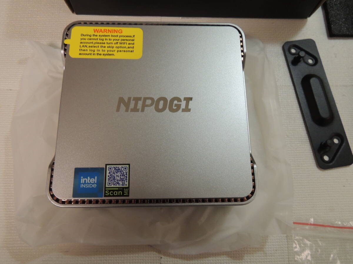 【ミニPC】NiPoGi　ミニPC　GK3PRO　RAM８GB　SSD240GB追加　【初期化・動作確認済】_画像2
