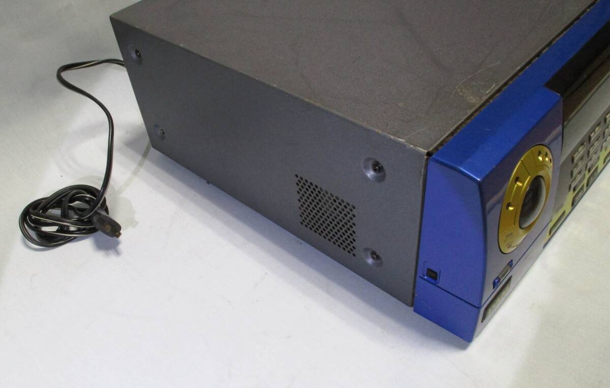 [現状品] cyber DAM カラオケ機器　DAM-G50Ⅱ 本体 青色系　動作確認済み 2_画像4