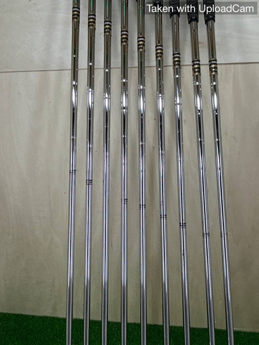 【希少/マッスルバックアイアン】Mizuno ミズノ Bronze Cup BC-3 3番～9番/PW/SW アイアン9本セット DynamicGold R400_画像8