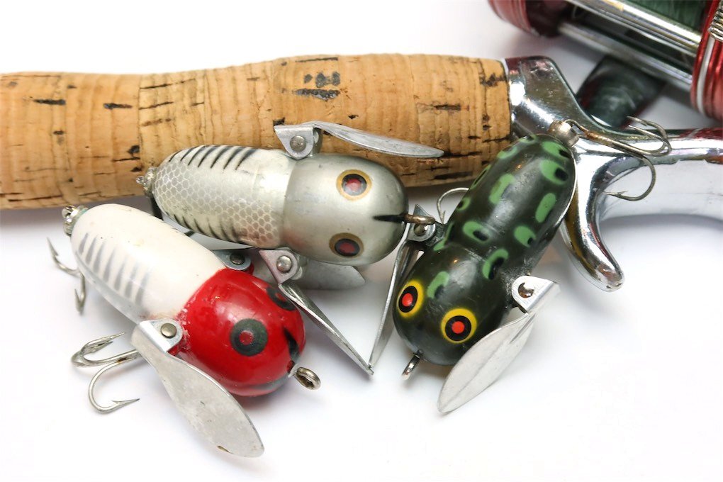 HEDDON TINY CRAZY CRAWLER Old Heddon k Lazy crawler / ABU RECORD стакан удилище все . период HEDDON дорога приятный Balsa 50 вентилятор тоже 