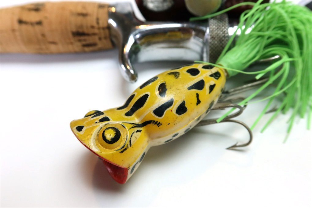 ARBOGAST HULA POPPER アーボガスト フラポッパー 5/8oz / HEDDON 道楽 ザウルス ZEAL バルサ50 ハトリーズ UMCO 昭和アングラーに_画像5