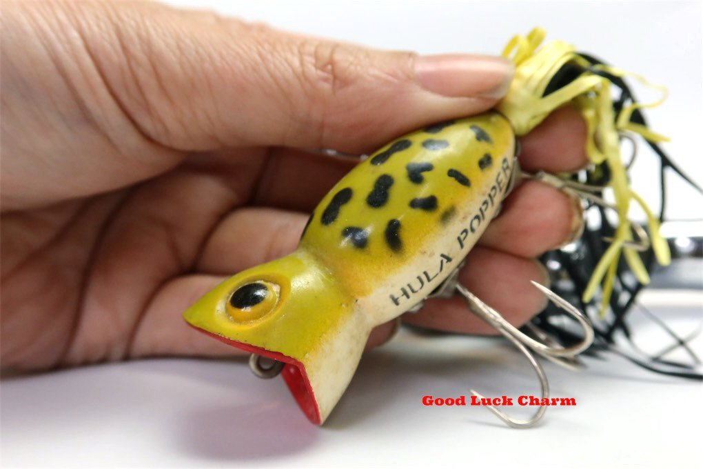 ARBOGAST HULA POPPER アーボガスト フラポッパー 5/8oz / HEDDON 道楽 ザウルス ZEAL バルサ50 ハトリーズ UMCO 昭和アングラーに_画像1