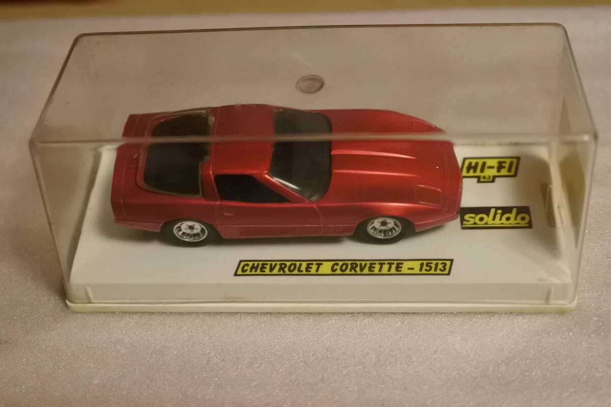 1|43 Solido Chevrolet Corvette RED rare model unused goods 