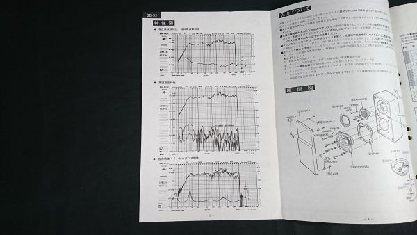 Technics(テクニクス)テクニカルガイド(TECHNICAL GUIDE)＋新製品ニュース 2ウエイリニアフェイズスピーカーシステム SB-X1 1977年9月 松下_画像4