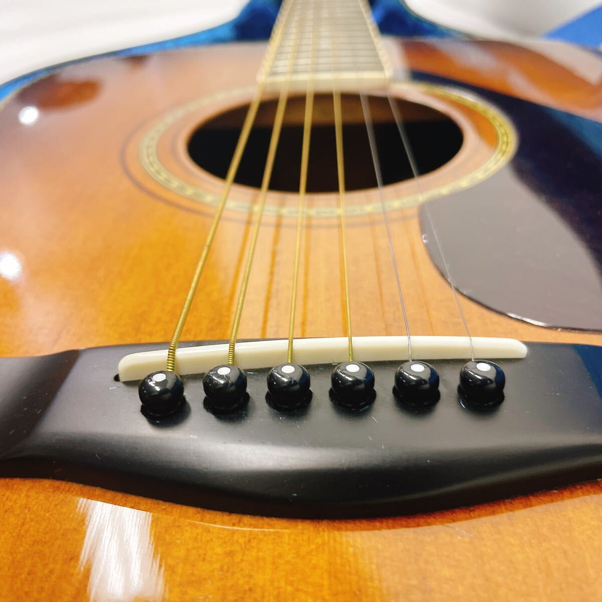 ◎YAMAHA L-10S アコースティックギター ハードケース付 ヤマハ後期型前期モデル バインディング 楽器 弦楽器 ギター 6弦の画像6