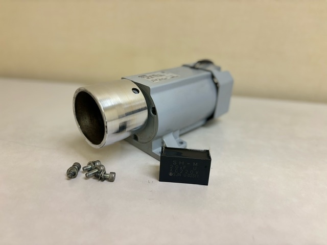 梱包機(カートンシーラー)部品 日東電工 ドライブプーリー+ギヤードモーター 中古品