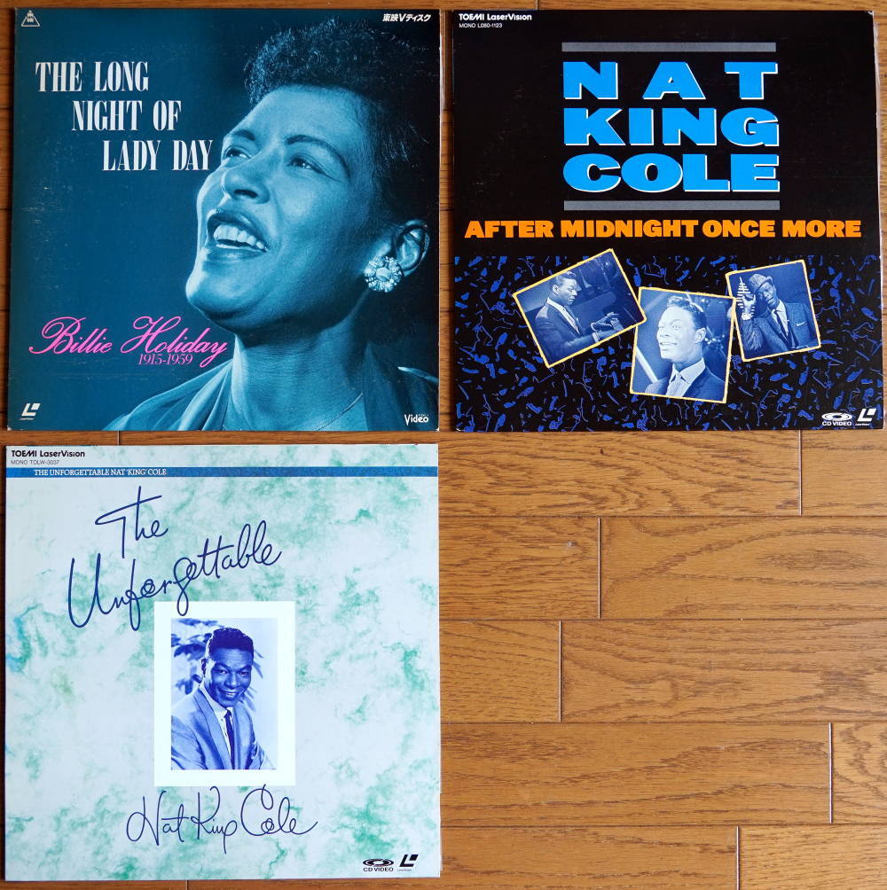 Billie Holiday ,Nat King Cole レーザーディスク　３枚_画像1