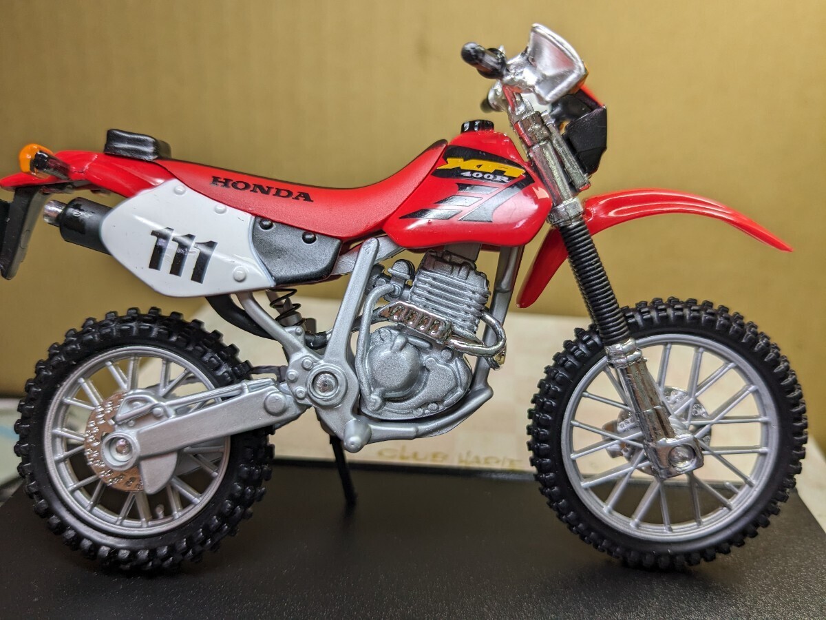 スケール　1/18 HONDA XR 400 ！　　　　世界の名バイクコレクション！　　Maisto_画像7