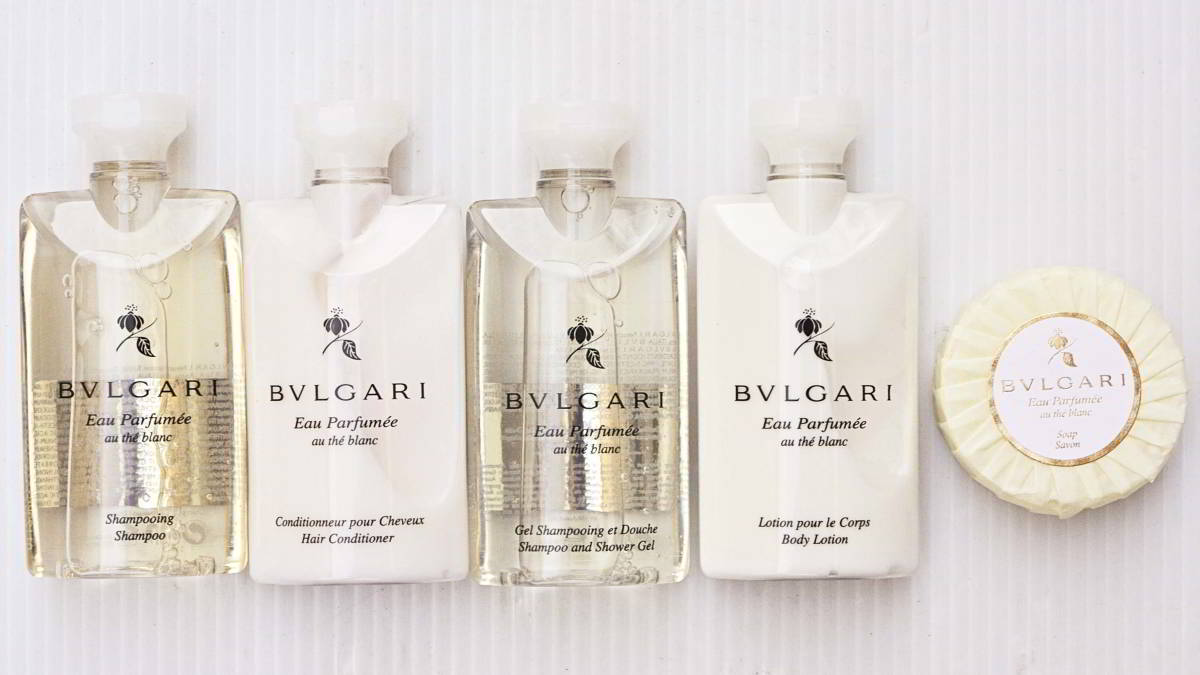 BVLGARI Eau Pafumee BVLGARY *o пуховка me принадлежности для ванной 5 позиций комплект новый товар 