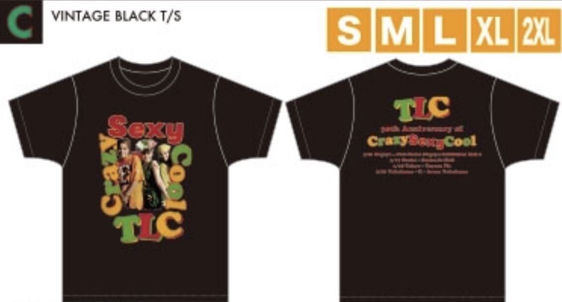 TLC グッズ Tシャツ L 30TH ANNIVERSARY OF CRAZY SEXY COOL 来日 JANET JACKSON TOGETHER AGAIN Japan tour 2024豊洲 大阪 横浜 新品 _画像1