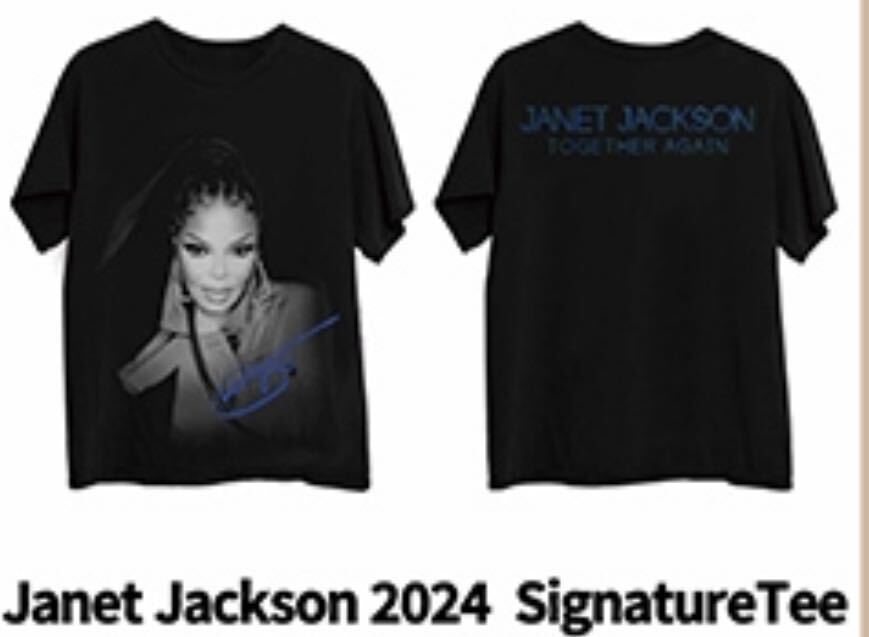 返品?交換対象商品】 【未使用】Janet ジャネットTシャツ Jackson