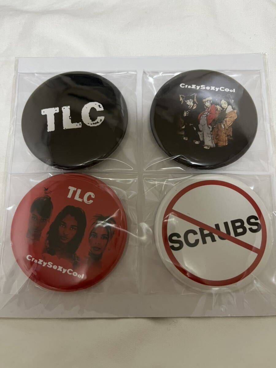 TLC グッズ BUTTON SET 缶バッジ 30TH ANNIVERSARY OF CRAZY SEXY COOL LIVE 来日 JANET JACKSON TOGETHER AGAIN Japan tour 2024 新品 _画像2