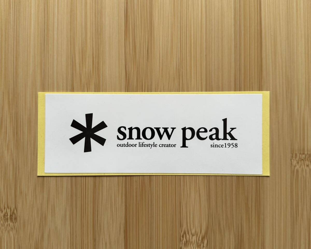 snow peak スノーピーク　雪峰祭　2023秋　手拭い　ステッカー付き_画像4