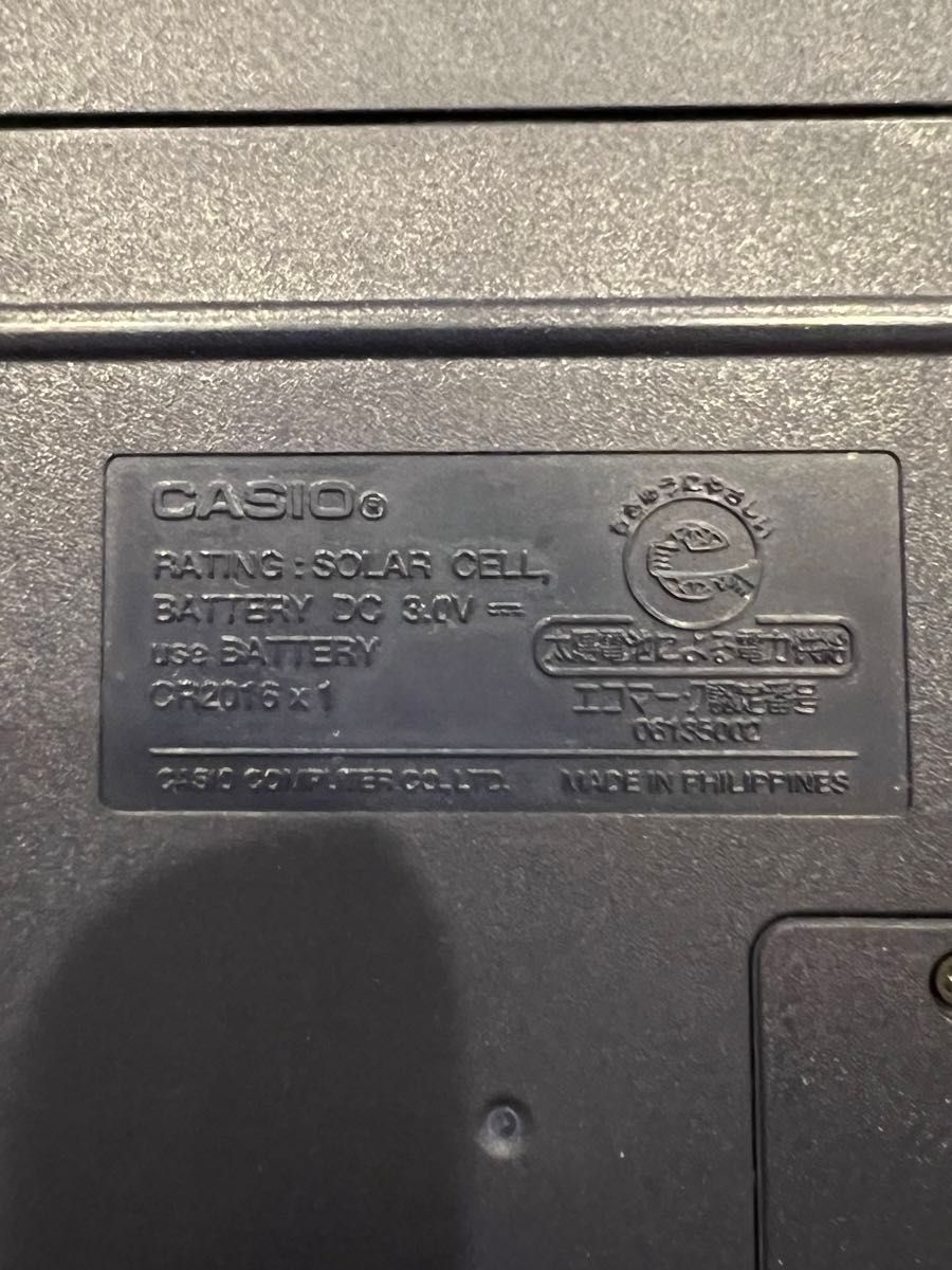 CASIO カシオ　電卓　ネイビー　JF-S200 12桁電卓