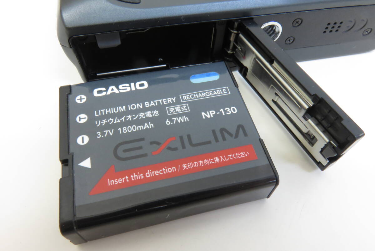 16189 久603-362　カメラ　CASIO　EX-ZR100　カシオ　EXILIM　ブラック 黒色　本体　コンパクト デジカメ　中古品　ヤ60_画像8