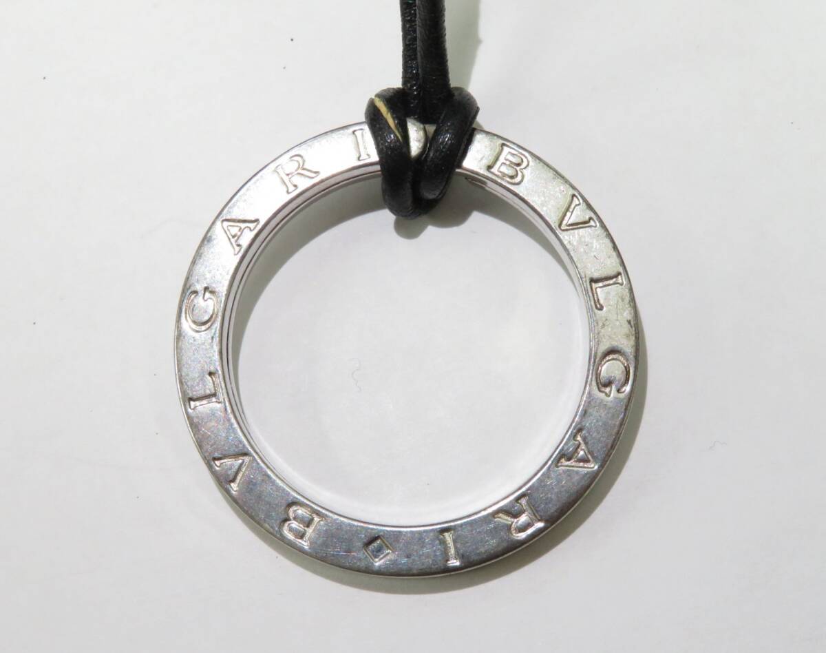 16158 小603-323　ブルガリ　キーリング　SV 925　スターリングシルバー　STERLING　SILVER　ペンダントトップ　アクセサリー　BVLGARI　60_画像1