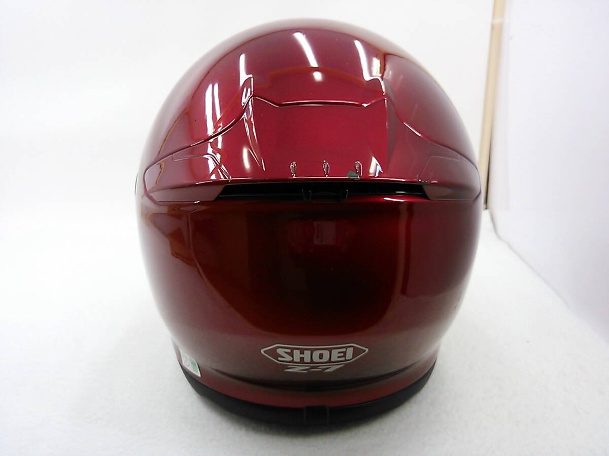 【送料無料】SHOEI ショウエイ Z-7 ワインレッド Lサイズ ミラーシールド付き フルフェイスヘルメットの画像4