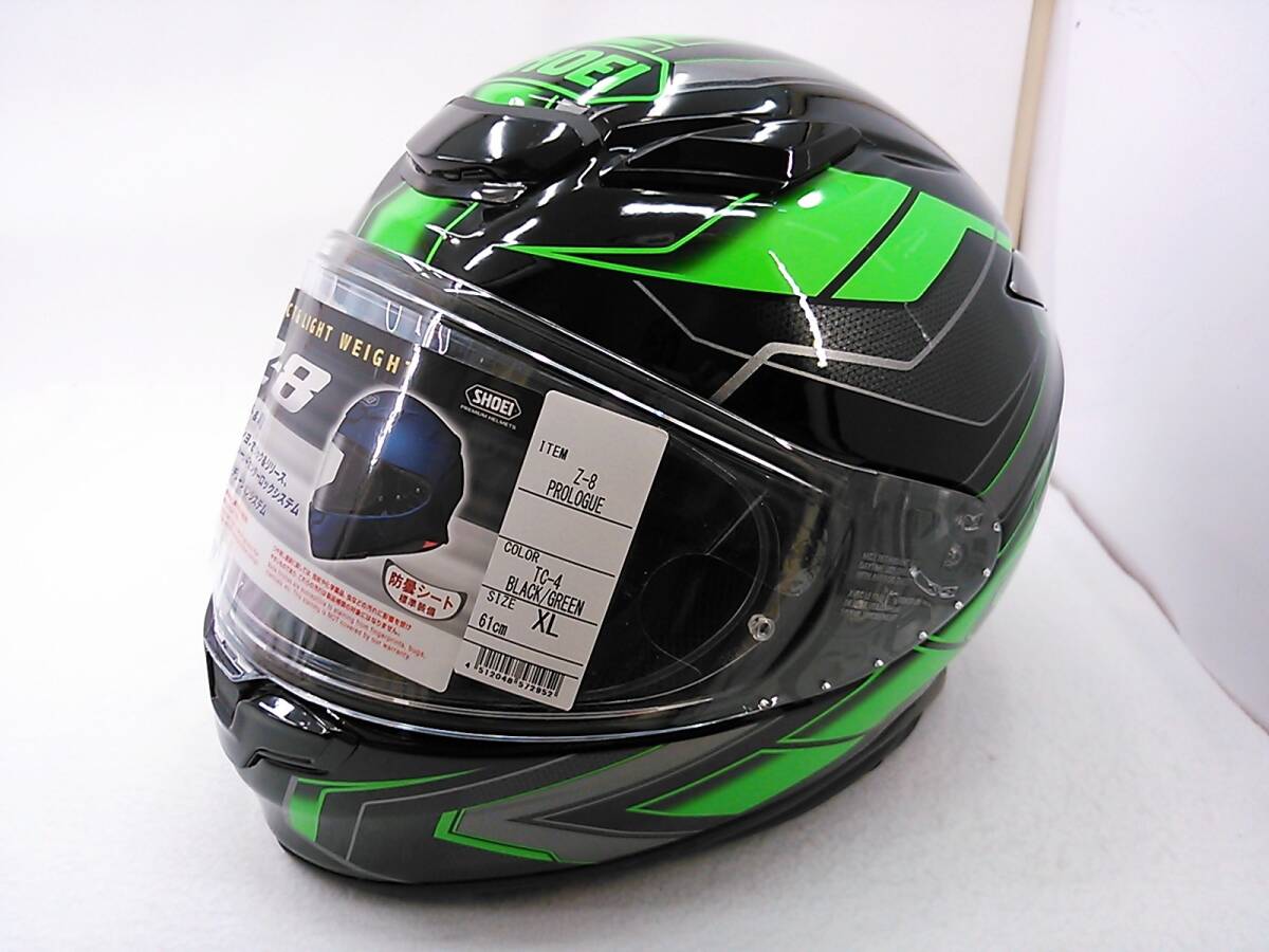 【送料無料】良品 2021年製 SHOEI ショウエイ Z-8 PROLOGUE プロローグ XLサイズ 元箱付き フルフェイスヘルメット_画像2