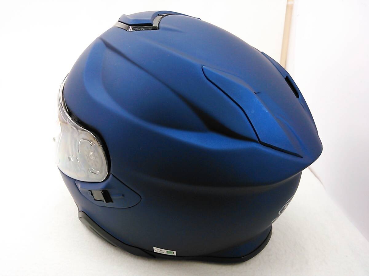 【送料無料】良品 SHOEI ショウエイ GT-AirII GT-Air2 マットブルーメタリック XXLサイズ インナーバイザー フルフェイスヘルメット_画像2