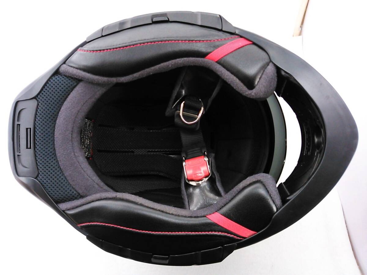 【送料無料】良品 SHOEI ショウエイ GT-AirII GT-Air2 マットブルーメタリック XXLサイズ インナーバイザー フルフェイスヘルメット_画像7