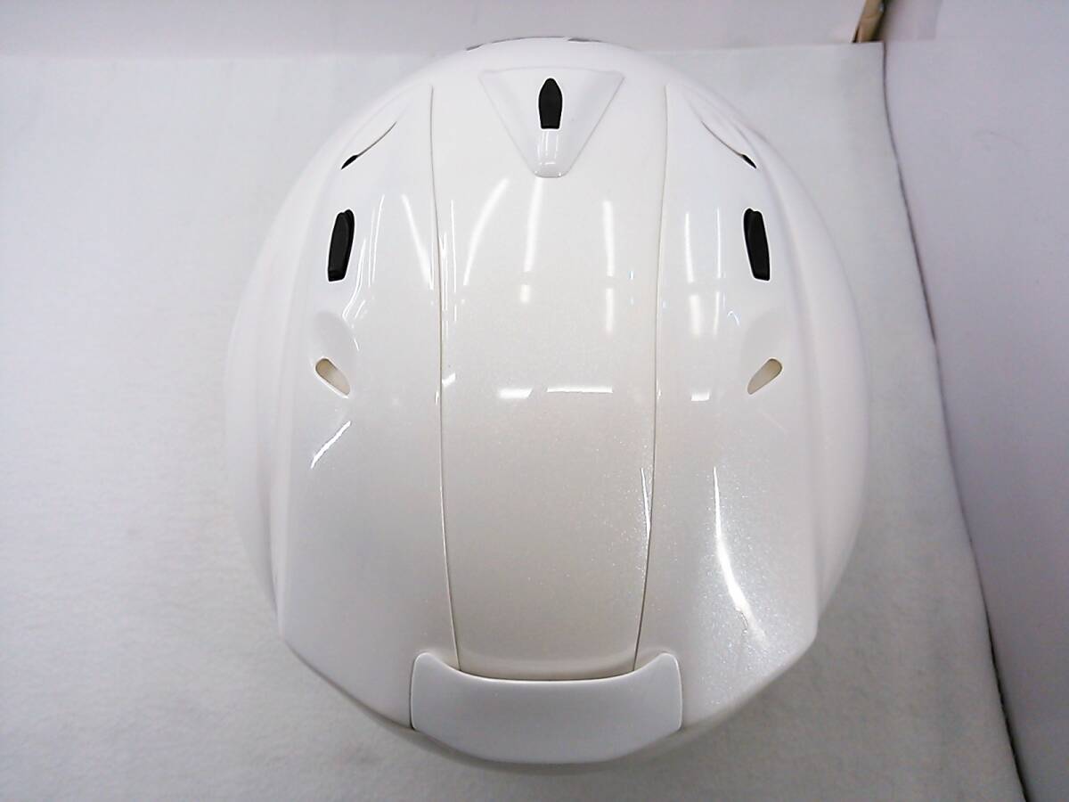 【送料無料】Arai アライ MZ GLASS WHITE グラスホワイト XLサイズ ジェットヘルメットの画像4
