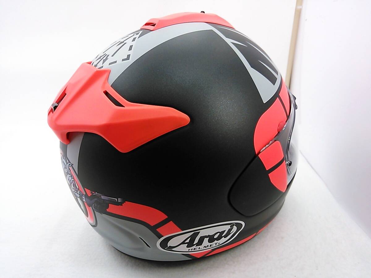 【送料無料】良品 Arai アライ VECTOR-X ベクターX MAVERICK GP XLサイズ マーベリック・ビニャーレス フルフェイスヘルメット